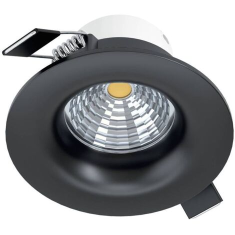 LAMPAGGIO DI RACCOLTA LED Saliceto Alu Schwarz 4000K H: 4,2 cm Ø8,8 cm Dimmabile