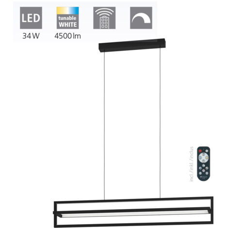 LAMPAGGIO LAMPAGGIO DI PASTICA LED BIANCA DELLA SIBERIA 34W 3000-6500K L: 78 cm B: 16 cm H: 110 cm Dimmabile