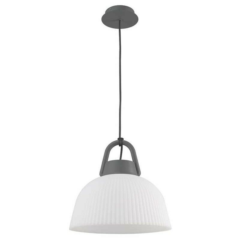 

Colgante de exterior KINKE blanco-gris para terrazas