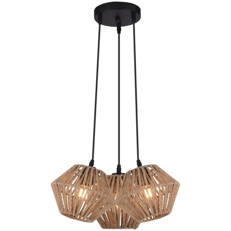 

Lámpara 3 luces modelo Burt acabado natural 50 cm(alto)43 cm(ancho)43 cm(largo)