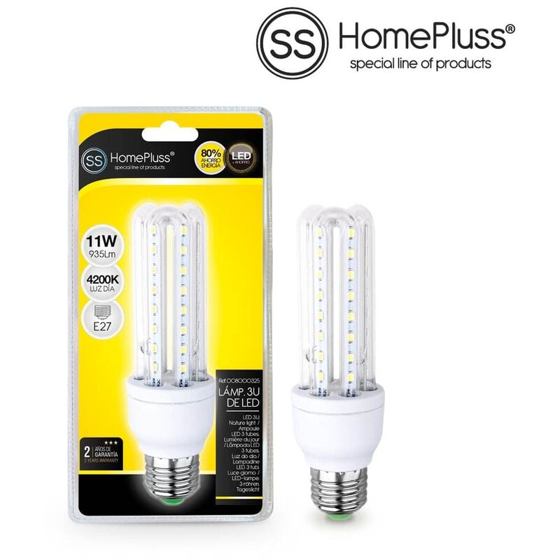 

Lampara 3U 11W E27 4200K - 6u caja exp