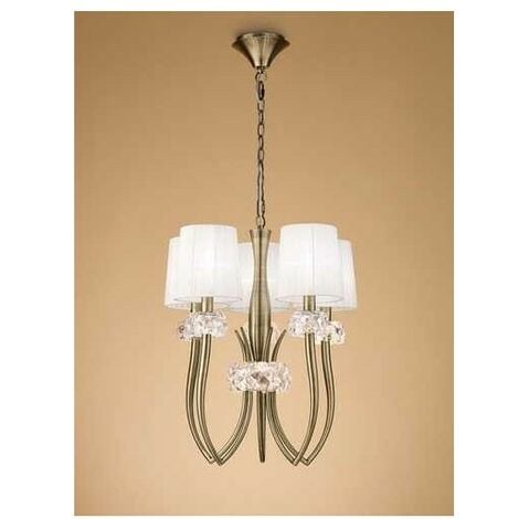 Lámpara de salon 5 Luces modelo LOEWE de Mantra al mejor precio