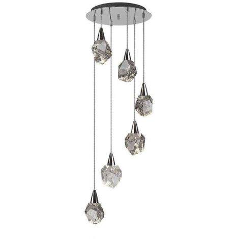 LAMPARA 6L AQUARIA  CROMO