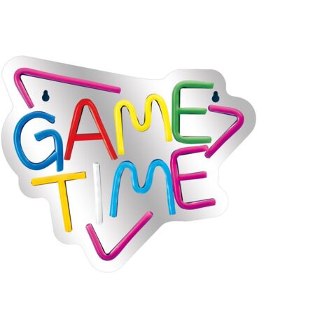 Lámpara Activejet AJE NEON GAME TIME multicolor 238x198 mm 5 W