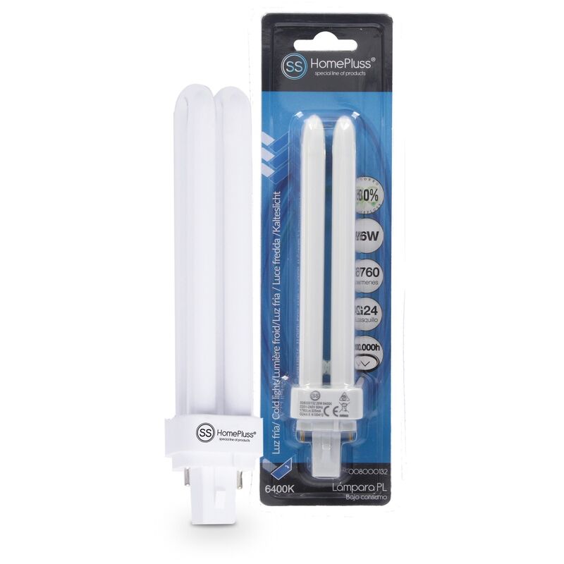 

Lampara bajo consumo PL 26W G24 6400K