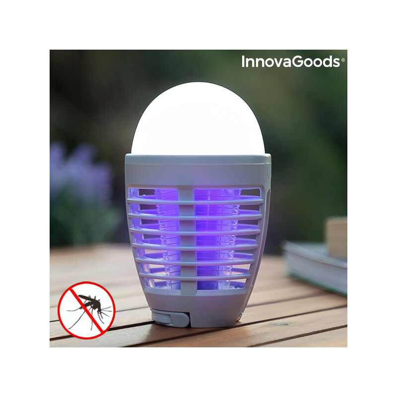 

Lámpara Antimosquitos Recargable con LED 2 en 1 KL Bulb InnovaGoods