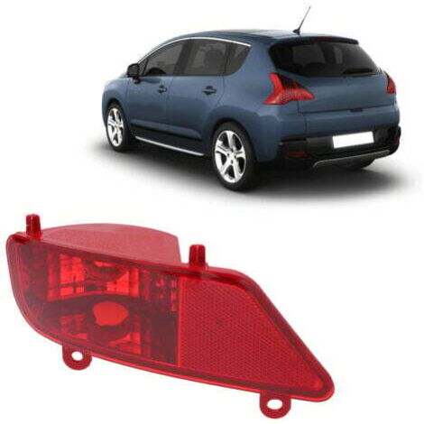 Lámpara antiniebla trasera de repuesto para Peugeot 3008 5008 2009-2016 (izquierda)