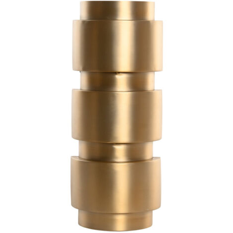 Lampara Aplique Acero Patinado 15X18X39 Mate