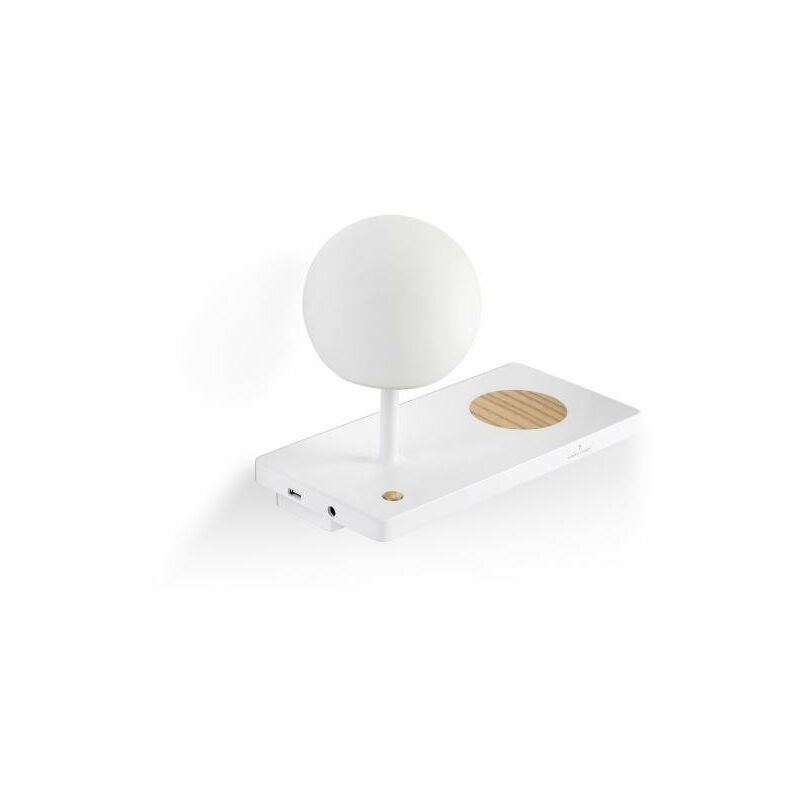

Lampara Aplique Faro Barcelona NIKO LED derecho 01009A Blanco