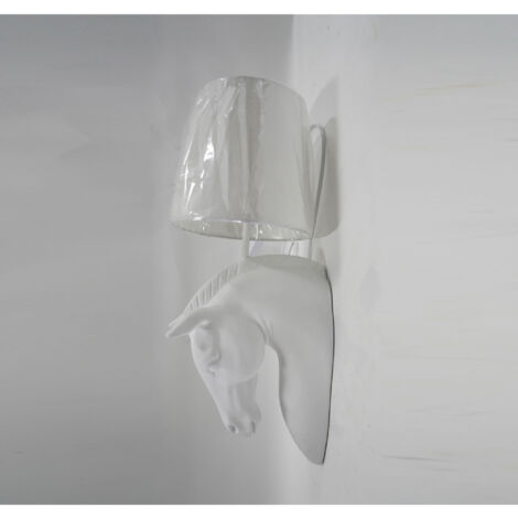 Lampara Aplique Resina 21X18X50,5 Caballo