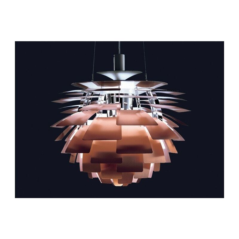 

Lámpara ARTIC, aluminio, cobre, 70 cms. de diámetro