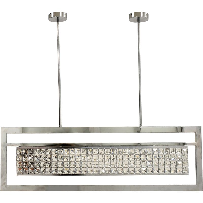 

Lámpara ATRIA, colgante, metal, cristal