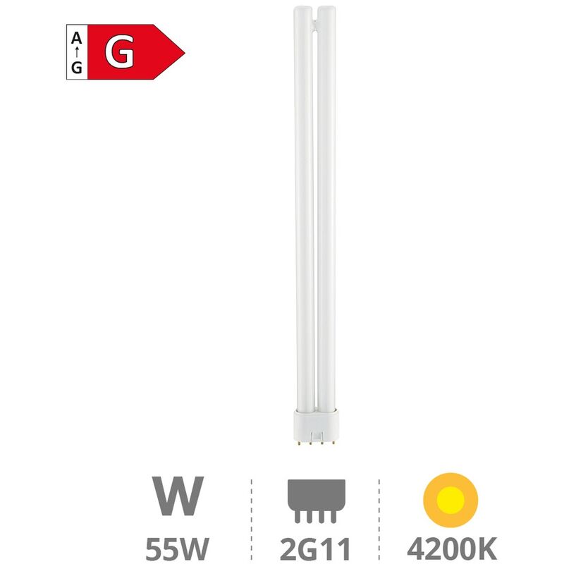

Lámpara Bajo Consumo PL 55W 2G11 4200K