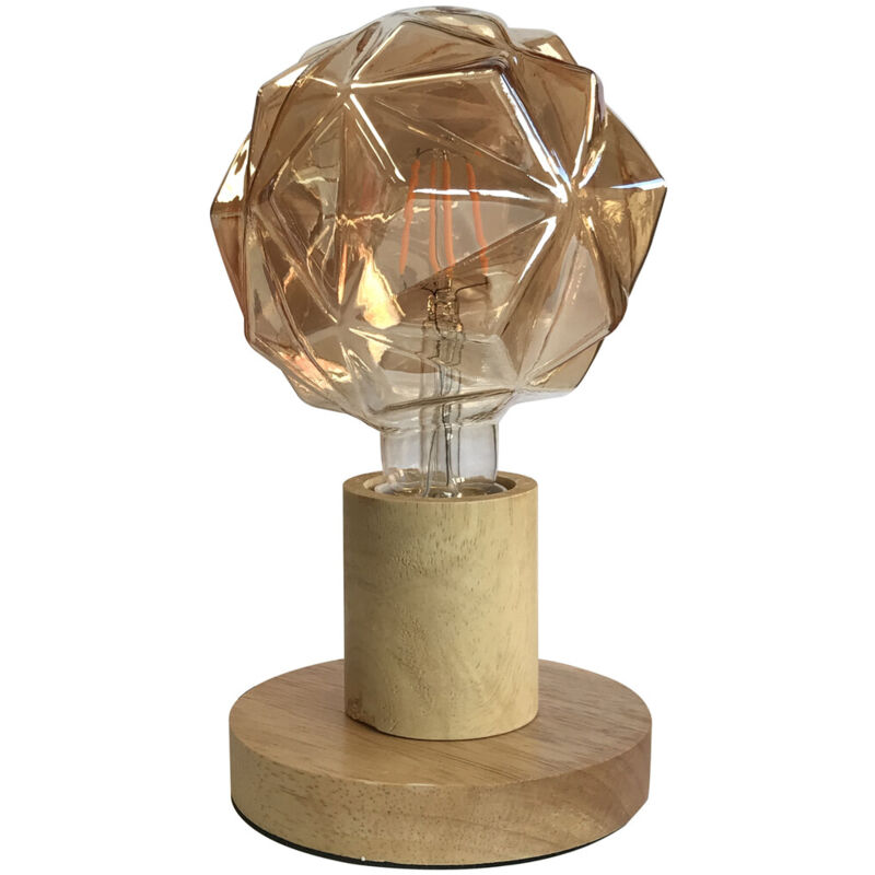 

Lámpara base de sobremesa modelo Kline de madera E27 (F-Bright 1200104-M)