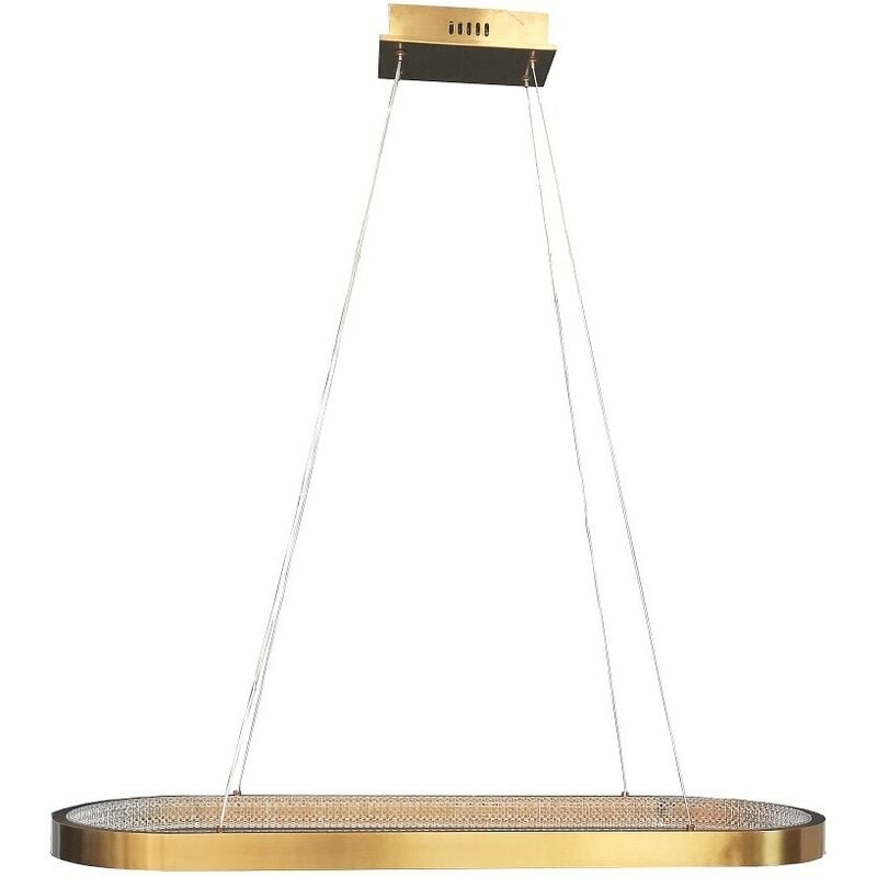 

Lámpara BERLIE 120, colgante, aluminio, dorada, led