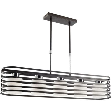 Lampara Cell/2 Wengue Eliptica 5 Luces E27 Max 40W