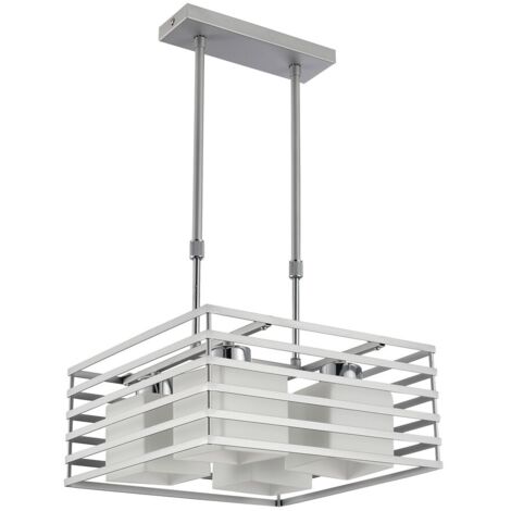 Lámpara Cell 4 Luces Plata 4Xe27 40W