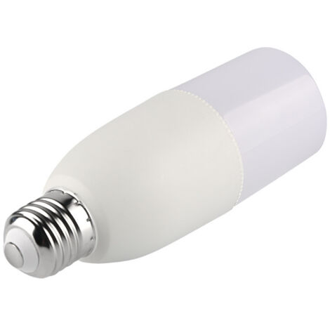 Lámpara cilíndrica vintage pequeña, bombilla de rosca en espiral E27 de 5 W, bombilla de ahorro de energía de aluminio recubierto de plástico