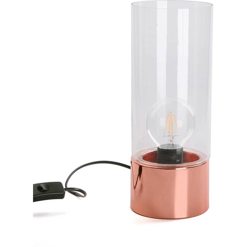 

Lampara Cilindro Base Cobre