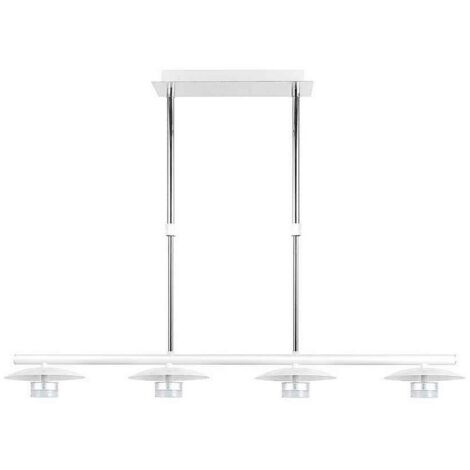 Lampara Ciudad Del Cabo 4l 24w 4000k  Blanco/plata40-62x83.7 Cm 1920 Lm