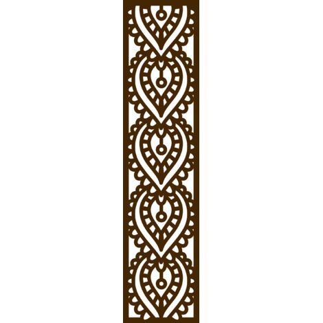 Lámpara colgante A1, diseño perforado, marrón, 21 x 90