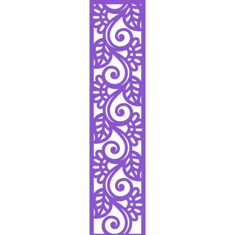 Lámpara colgante A2, diseño perforado, color púrpura, 21 x 90