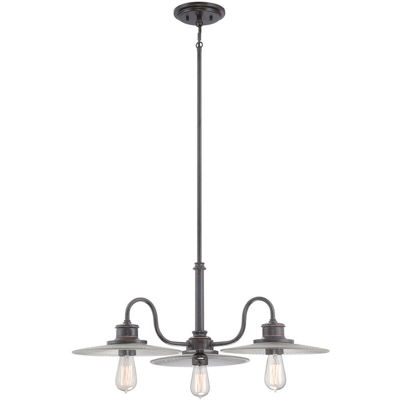 

Elstead - Lámpara colgante de techo con 3 brazos y 3 luces Imperial Bronze, E27