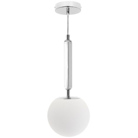 Lampara Colgante Aimee 1xe27 Cromo de FABRILAMP.