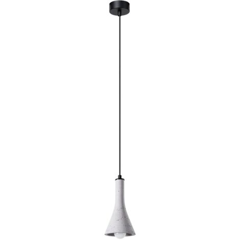 Lámpara colgante Alna 1 luz, cemento
