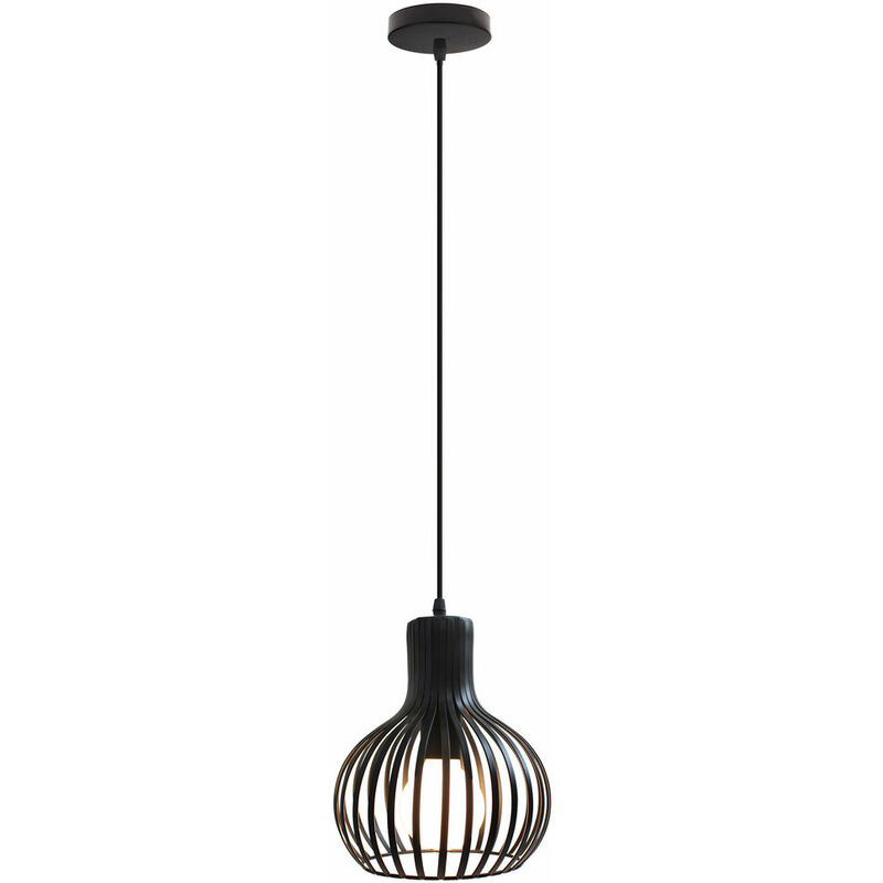 

Lámparas de Colgar Antigua Industrial Negro Lámpara E27 Lámparas de Techo Retro Lámparas de Colgar Vintage para Cafetería Dormitorio Sala de Estar
