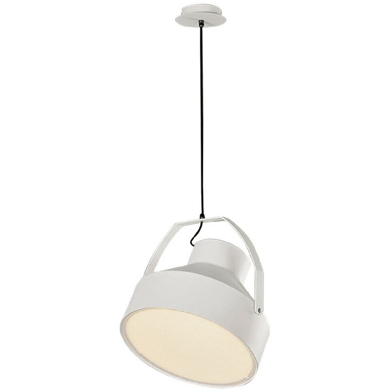 

Lampara colgante Balzac - Techo - Blanco en Policarbonato, Acero, 35 x 35 x 150 cm, 1 x E27, Max 60W