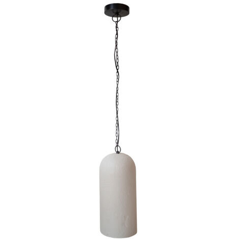 LÁMPARA COLGANTE BEIGE ESTILO WABISABI 20x20x45CM