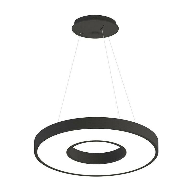 

Lámpara colgante BERING 40W, negro, Triac regulable, Ø60cm, Blanco neutro, regulable - Blanco neutro