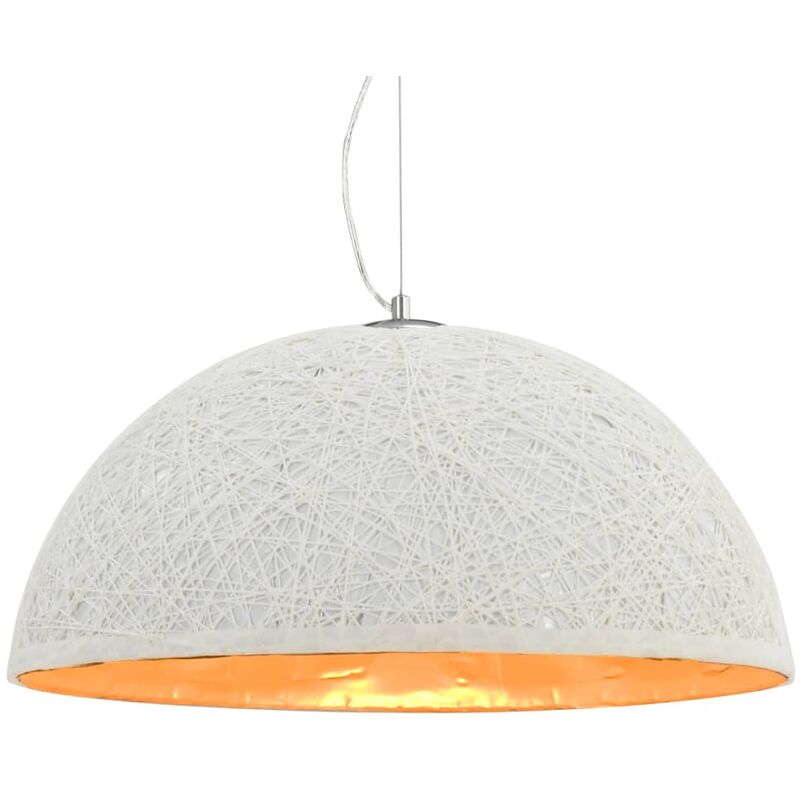 

Lámpara colgante blanco y dorado E27 Ø50 cm