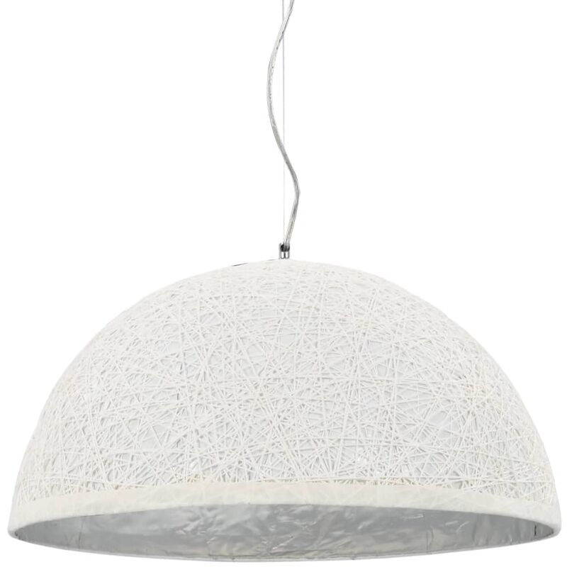 

Lámpara colgante blanco y plateado E27 Ø50 cm