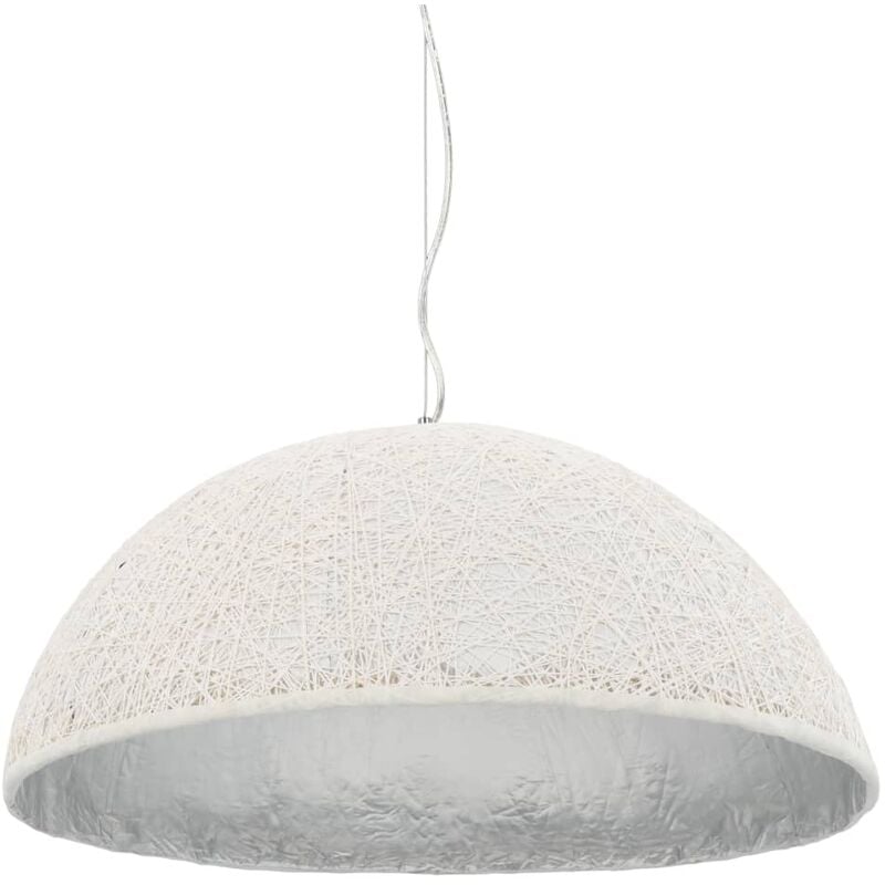 

Lámpara colgante blanco y plateado E27 Ø70 cm