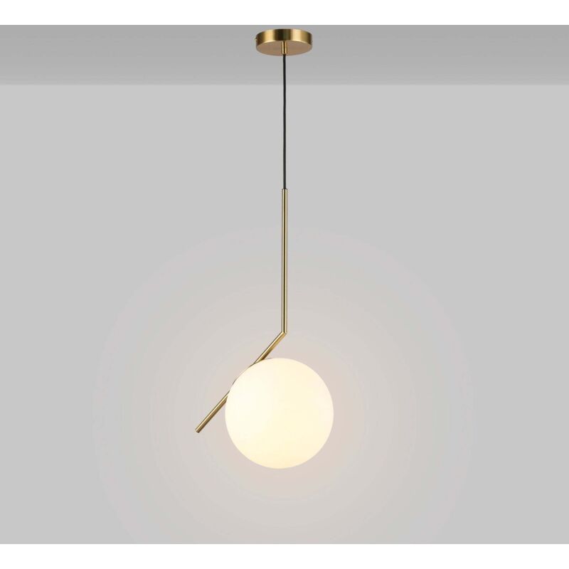 Barcelona Led - Lámpara Colgante Bola Cristal 'hermi 220' - E27 - ø 22cm