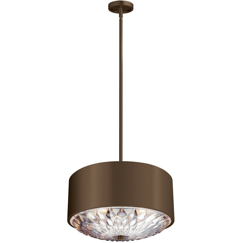 

Botanic - Lámpara colgante de techo de 4 luces de latón, E27 - Elstead
