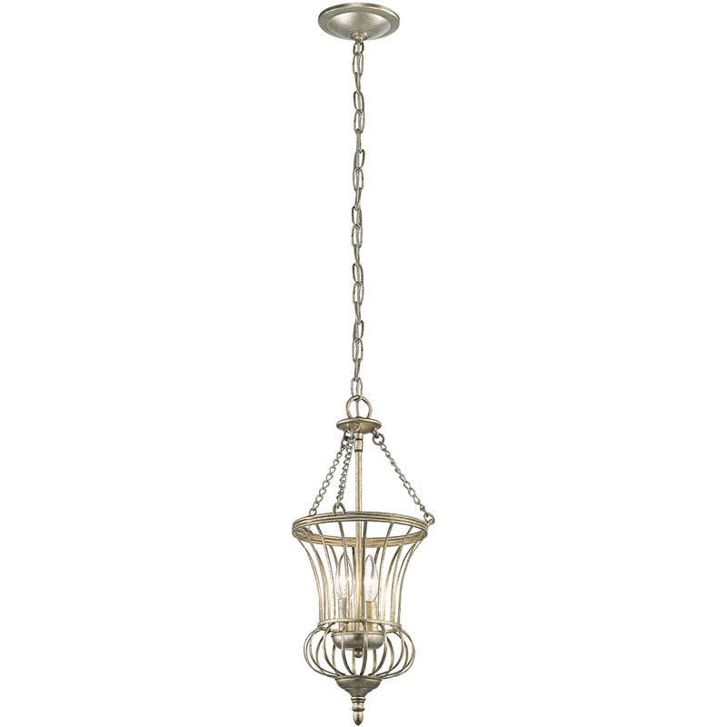 

Lámpara colgante de techo pequeña con 2 luces Dorado, E14 - Elstead