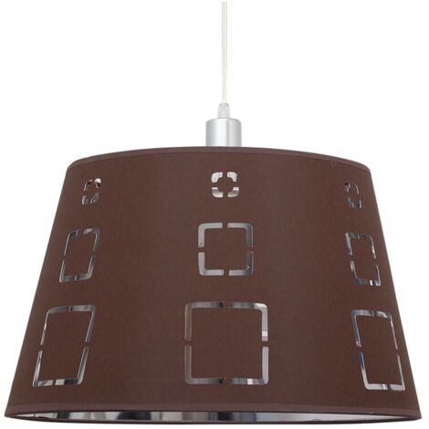 Lampara Colgante Celaya 1xe27 Marron Regx40d de FABRILAMP.