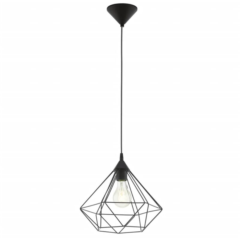

Lampara colgante Tarbes D32,5 cm negra 94188 - Negro - Eglo