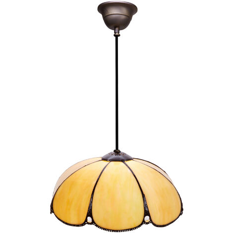 Lámpara Colgante con cable  Tiffany Serie  Virginia D-30cm 212400