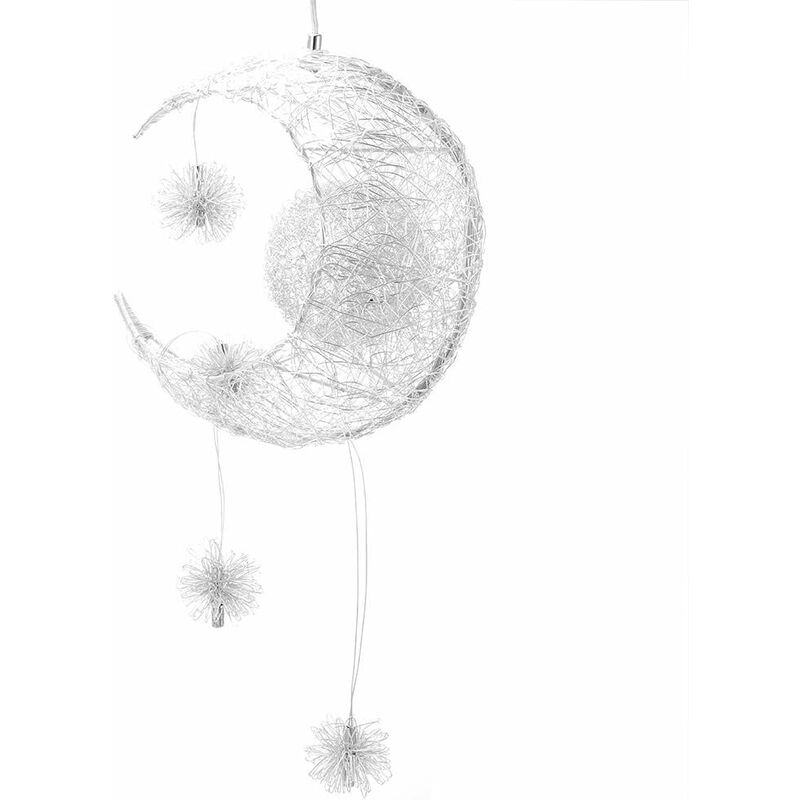 

Lámparas de Colgar Creativa Fairy Estrellas de la Luna Lámpara de Techo Led Lámpara de Araña Moderna Trenzada Sombra para Dormitorio Habitación