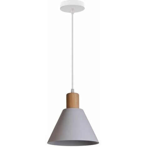 Lámpara colgante de diseño contemporáneo en blanco 20x21cm FUIENKO