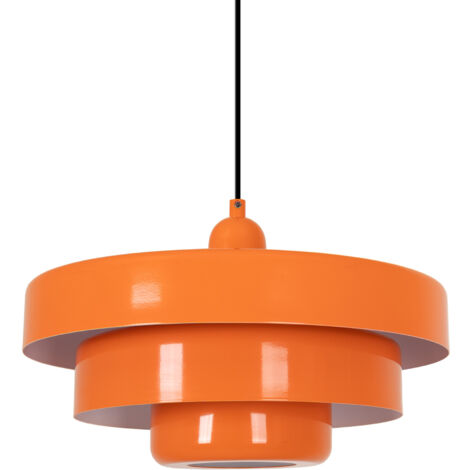 Lámpara Colgante De Diseño "MACARRON" - E27 - Naranja