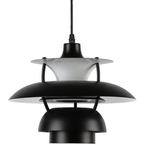 Lámpara Colgante De Diseño "Yohan" - Negro
