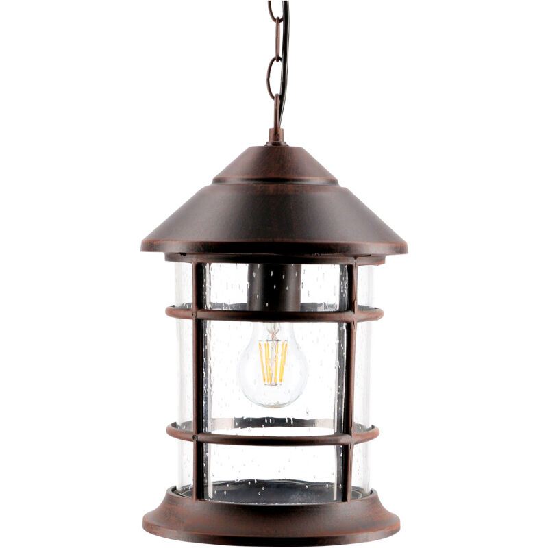 

Colgante Ip23 Siros E27 100W Marrón Óxido 1340Lm - Marrón óxido - Forlight