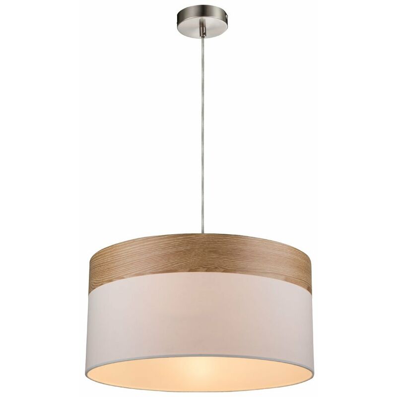 

Lámpara colgante de madera, luz de techo, atenuador, control remoto, iluminación colgante en un juego que incluye bombillas LED RGB