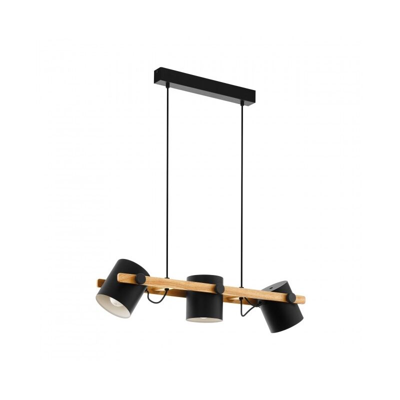 

Lámpara colgante de metal y madera 220-240 V IP20 | Madera