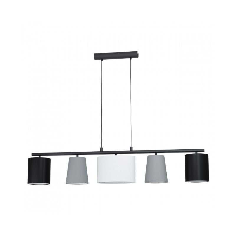 

Lámpara colgante de metal y tela 220-240 V IP20 | Tessuto